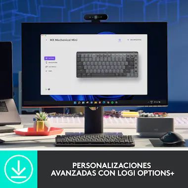 Logitech Logitech MX Mini Mechanical teclado RF Wireless + Logitech Logitech MX Mini Mechanical teclado RF Wireless +