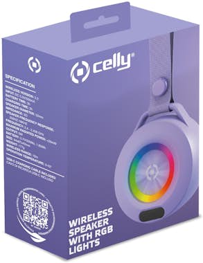Celly Celly LIGHTBEATVL altavoz portátil Altavoz monofón Celly Celly LIGHTBEATVL altavoz portátil Altavoz monofón