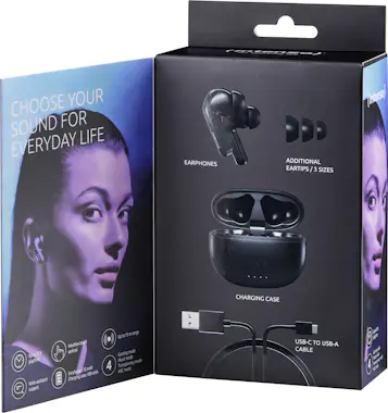 Intenso Intenso Black Buds T300A Auriculares Dentro de oíd Intenso Intenso Black Buds T300A Auriculares Dentro de oíd