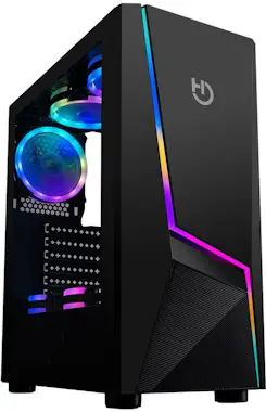 Hiditec Hiditec V20 PRO ARGB Escritorio Negro Hiditec Hiditec V20 PRO ARGB Escritorio Negro