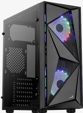 Aerocool Aerocool Glider Tempered Glass Negro Aerocool Aerocool Glider Tempered Glass Negro