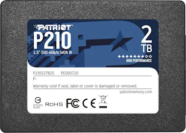 Patriot Memory Patriot Memory P210 2.5"" 2 TB Serial ATA III Patriot Memory Patriot Memory P210 2.5"" 2 TB Serial ATA III