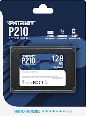 Patriot Memory Patriot Memory P210 2.5"" 128 GB Serial ATA III Patriot Memory Patriot Memory P210 2.5"" 128 GB Serial ATA III