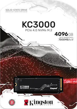 Kingston Kingston Technology KC3000 M.2 4,1 TB PCI Express Kingston Kingston Technology KC3000 M.2 4,1 TB PCI Express