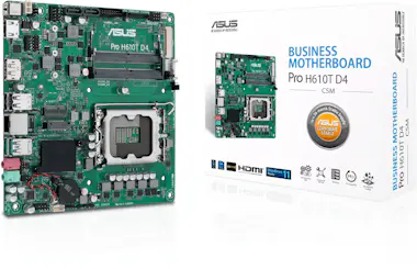 Asus ASUS Pro H610T D4-CSM Intel H610 LGA 1700 mini ITX Asus ASUS Pro H610T D4-CSM Intel H610 LGA 1700 mini ITX