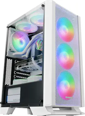 Mars Gaming Mars Gaming MC-C Blanco Caja PC ATX Panel Frontal Mars Gaming Mars Gaming MC-C Blanco Caja PC ATX Panel Frontal