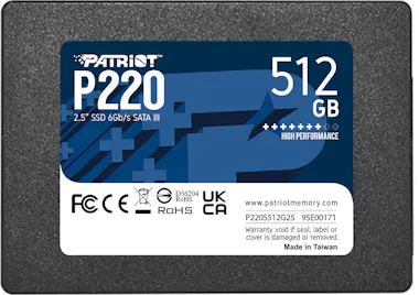 Patriot Memory Patriot Memory P220 512GB 2.5"" Serial ATA III Patriot Memory Patriot Memory P220 512GB 2.5"" Serial ATA III