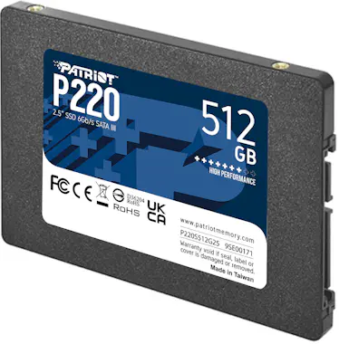 Patriot Memory Patriot Memory P220 512GB 2.5"" Serial ATA III Patriot Memory Patriot Memory P220 512GB 2.5"" Serial ATA III