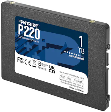 Patriot Memory Patriot Memory P220 1TB 2.5"" Serial ATA III Patriot Memory Patriot Memory P220 1TB 2.5"" Serial ATA III