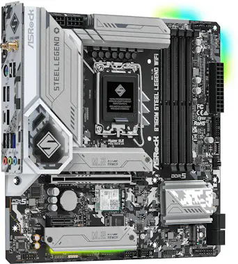 Asrock Asrock B760M Steel Legend WiFi Intel B760 LGA 1700 Asrock Asrock B760M Steel Legend WiFi Intel B760 LGA 1700