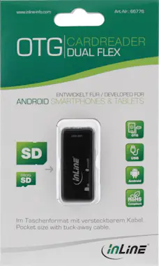 InLine InLine 66776 lector de tarjeta USB 2.0 Negro InLine InLine 66776 lector de tarjeta USB 2.0 Negro