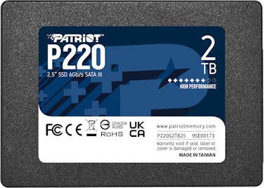 Patriot Memory Patriot Memory P220 2TB 2.5"" Serial ATA III Patriot Memory Patriot Memory P220 2TB 2.5"" Serial ATA III