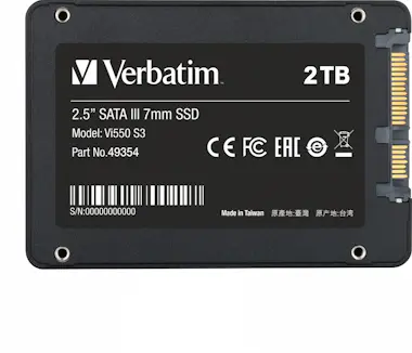 Verbatim Verbatim Vi550 S3 2.5"" 2 TB Serial ATA III Verbatim Verbatim Vi550 S3 2.5"" 2 TB Serial ATA III