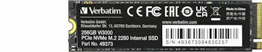 Verbatim Verbatim Vi3000 PCIe NVMe M.2 SSD 256GB PCI Expres Verbatim Verbatim Vi3000 PCIe NVMe M.2 SSD 256GB PCI Expres