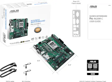 Asus ASUS PRO A620M-C-CSM AMD A620 Zócalo AM5 micro ATX Asus ASUS PRO A620M-C-CSM AMD A620 Zócalo AM5 micro ATX