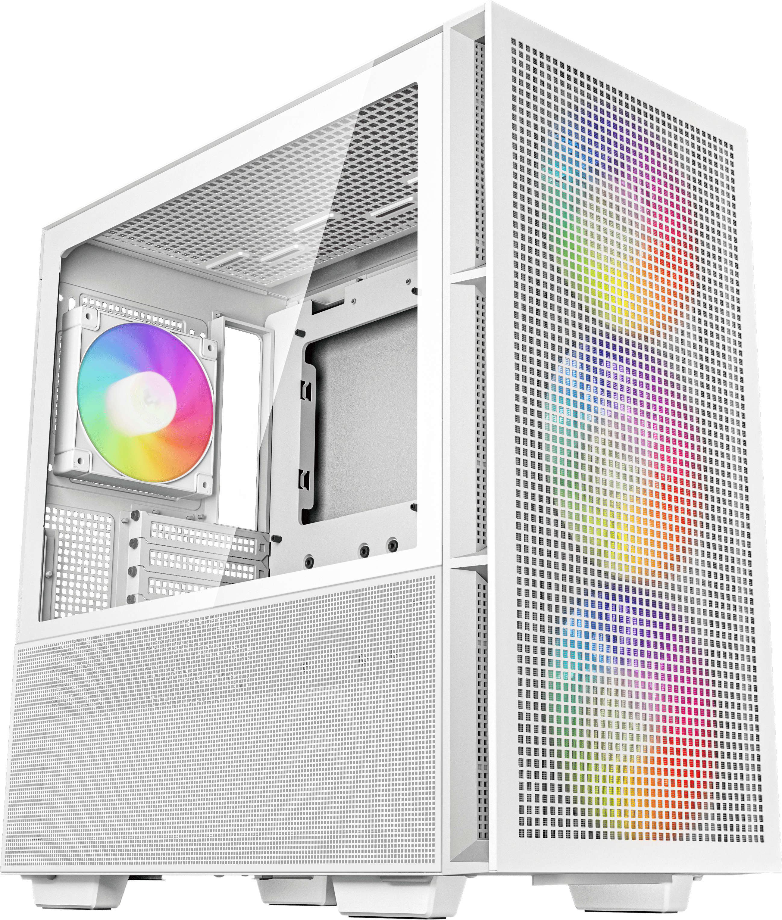 deepcool ch560 wh midi tower blanco