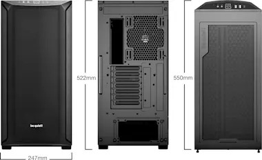Be quiet! be quiet! Shadow Base 800 Black Midi Tower Negro Be quiet! be quiet! Shadow Base 800 Black Midi Tower Negro