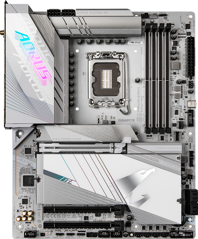 aorus z790 pro x placa base intel z790 lga 1700 atx