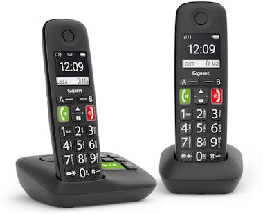 Gigaset Gigaset E290A Duo Teléfono DECT/analógico Identifi Gigaset Gigaset E290A Duo Teléfono DECT/analógico Identifi