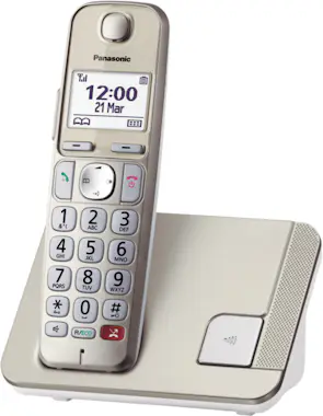 Panasonic Panasonic KX-TGE250 Teléfono DECT Identificador de Panasonic Panasonic KX-TGE250 Teléfono DECT Identificador de