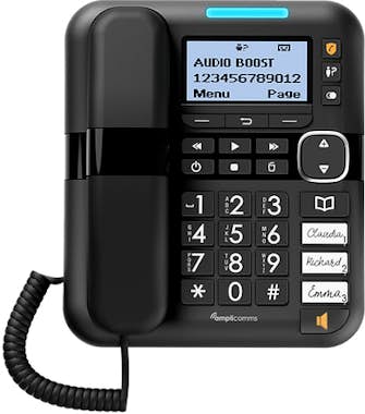 Amplicomms amplicomms BigTel 1580 Teléfono DECT Identificador Amplicomms amplicomms BigTel 1580 Teléfono DECT Identificador