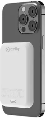 Celly Celly MAGPB5000EVOWH batería externa 5000 mAh Carg Celly Celly MAGPB5000EVOWH batería externa 5000 mAh Carg