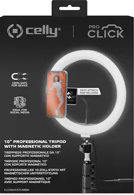 Celly Celly CLICKGHOSTUSB tripode Smartphone 3 pata(s) N Celly Celly CLICKGHOSTUSB tripode Smartphone 3 pata(s) N