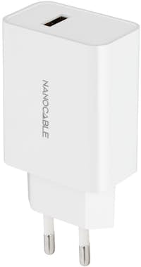 Nanocable Nanocable Cargador USB, 5V/2.1A, Blanco
