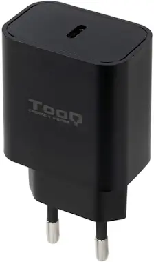 Tooq TooQ Cargador de Pared USB-C PD20W, Negro Tooq TooQ Cargador de Pared USB-C PD20W, Negro