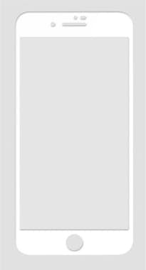 Woodcessories 3d premium glass iphone 6 +/7 +/8+ blanco Woodcessories 3d premium glass iphone 6 +/7 +/8+ blanco