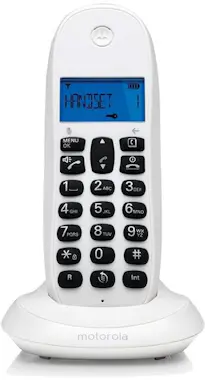 Motorola c1001cb+ blanco telÉfono inalÁmbrico Motorola c1001cb+ blanco telÉfono inalÁmbrico