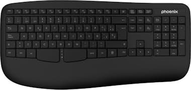 Phoenix Technologies Phoenix k201 teclado ergonÓmico inalÁmbrico 2.4ghz Phoenix Technologies Phoenix k201 teclado ergonÓmico inalÁmbrico 2.4ghz