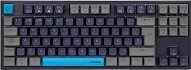 Phoenix Technologies Teclado espaÑol gaming royal pbt mecanico negro Phoenix Technologies Teclado espaÑol gaming royal pbt mecanico negro