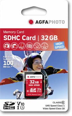 Agfaphoto Tarjeta de memoria agfaphoto sdhc 32gb high speed Agfaphoto Tarjeta de memoria agfaphoto sdhc 32gb high speed