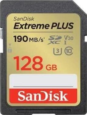 SanDisk Sandisk extreme plus 128gb sdhc 190mb/s 90mb/s uhs SanDisk Sandisk extreme plus 128gb sdhc 190mb/s 90mb/s uhs