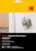 KODAK Papel fotográfico magnético - Paquete de 5 hojas d KODAK Papel fotográfico magnético - Paquete de 5 hojas d