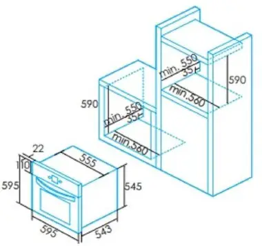 Edesa Horno EOE7040BK Edesa Horno EOE7040BK