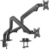 Gembird ma-da2-02 adjustable desk 2-display mounting arm t Gembird ma-da2-02 adjustable desk 2-display mounting arm t