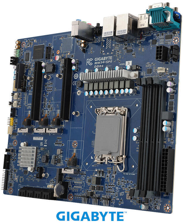 placa base mw34-sp0 rev10 atx socket 1700 ddr4-only single