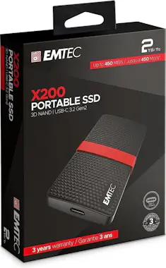 Emtec ssd 2tb 3.2 gen2 x200 portable 4k Emtec ssd 2tb 3.2 gen2 x200 portable 4k