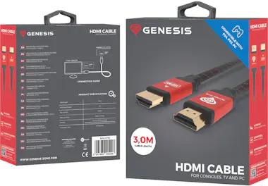 Genesis GENESIS NKA-0787 cable HDMI 3 m HDMI tipo A (Están Genesis GENESIS NKA-0787 cable HDMI 3 m HDMI tipo A (Están