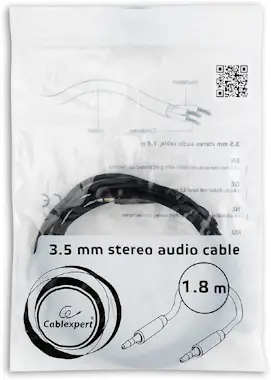 Gembird Gembird CCAP-444-6 cable de audio 1,8 m 3,5mm Negr Gembird Gembird CCAP-444-6 cable de audio 1,8 m 3,5mm Negr