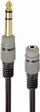 Gembird Gembird A-63M35F-0.2M cable de audio 0,2 m 6,35mm Gembird Gembird A-63M35F-0.2M cable de audio 0,2 m 6,35mm