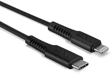 Lindy Lindy 31285 cable de conector Lightning 0,5 m Negr Lindy Lindy 31285 cable de conector Lightning 0,5 m Negr