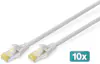 Digitus Digitus Cable de conexión CAT 6A S/FTP, 10 piezas Digitus Digitus Cable de conexión CAT 6A S/FTP, 10 piezas