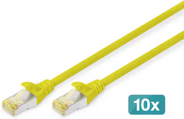 Digitus Digitus Cable de conexión CAT 6A S/FTP, 10 piezas Digitus Digitus Cable de conexión CAT 6A S/FTP, 10 piezas
