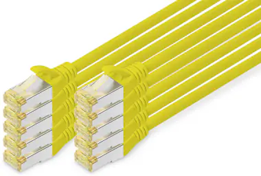 Digitus Digitus Cable de conexión CAT 6A S/FTP, 10 piezas Digitus Digitus Cable de conexión CAT 6A S/FTP, 10 piezas