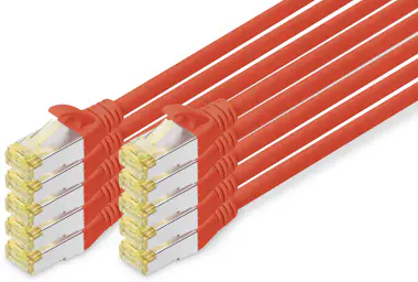 Digitus Digitus Cable de conexión CAT 6A S/FTP, 10 piezas Digitus Digitus Cable de conexión CAT 6A S/FTP, 10 piezas
