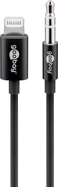 GooBay Goobay 66805 cable de conector Lightning 1 m Negro GooBay Goobay 66805 cable de conector Lightning 1 m Negro