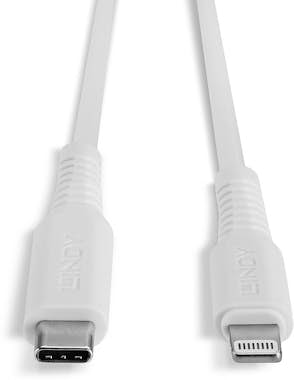 Lindy Lindy 31317 cable de conector Lightning 2 m Blanco Lindy Lindy 31317 cable de conector Lightning 2 m Blanco